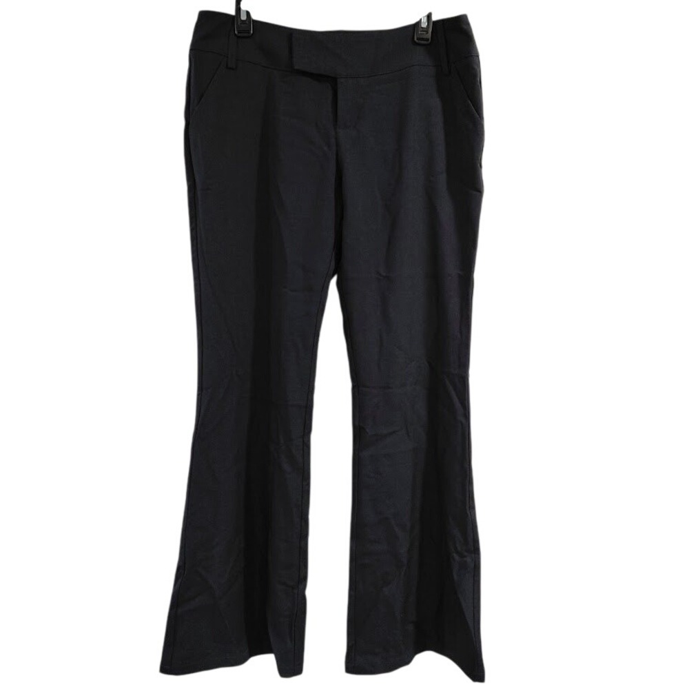 Flamingo Women's Black Flare Dress Pants XL Business Casual Office Career